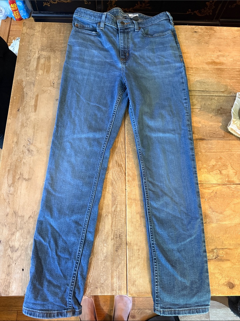 Carhartt Women's Boot Cut Jeans in Blue Denim